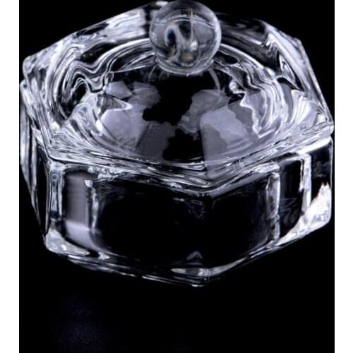 New Nail Art Acrylic Crystal Glass Dappen Dish Bowl Cup Clear Nail Tools SANA889