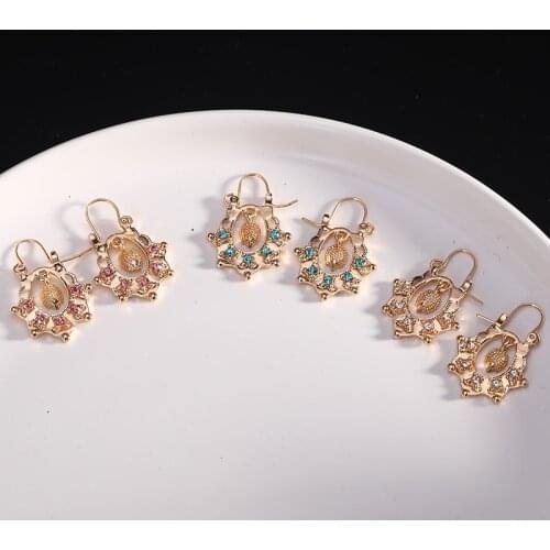 Luxury Golden Drop Earrings For Women Fashion Hedgehog Shape Banquet Jewelry French Hook Dangle Earring Drop Gifts