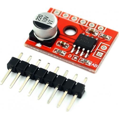 Taidacent XS9871 DC2.5-5.5V 1A Mini Audio Amplifier 5V Module Mono DIY Class AB Amplifier Digital 5W Audio Power Amplifier Board