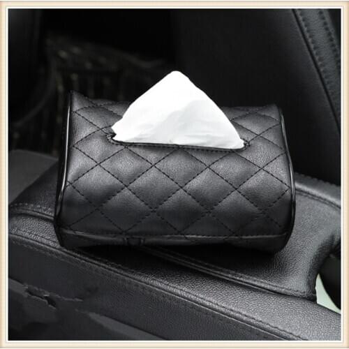 Universal Auto Accessories Sun Visor Chair Back Hanging Tissue Box for Jeep Liberty Trailhawk Commander Renegade Cherokee