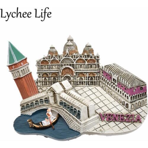 Venice Scenic Refrigerator Magnetic Sticker Famous Landscape Fridge Magnet Travel Souvenir Modern Home Kitchen Decor