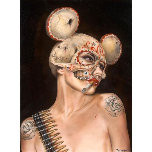 High quality Oil painting Canvas Reproductions Voodoo-Child by Brian M.Viveros Painting hand painted