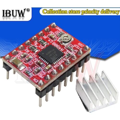 3D Printer Parts A4988 Stepper Motor Driver With Heat sink For SKR V1.3 1.4 GTR V1.0 RAMPS 1.4 1.6 MKS GEN V1.4 board