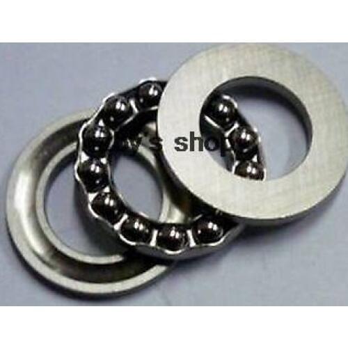 10pcs 15mm x 28mm x 9mm 51102 Axial Ball Thrust Bearing 3-Parts 15*28*9