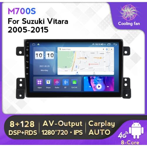 2Din Android 4G Lte 6+12G Head Unit For Suzuki Grana Vitara 2005 2006 2007 2008-2015 Radio Audio Car GPS Multimedia Player WIFI