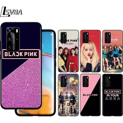BlakPinks Lisa For Huawei P40 P30 P20 P10 Pro Lite E Plus 4G 5G P9 P8 Lite P Smart Z S Plus Soft Black Phone Case