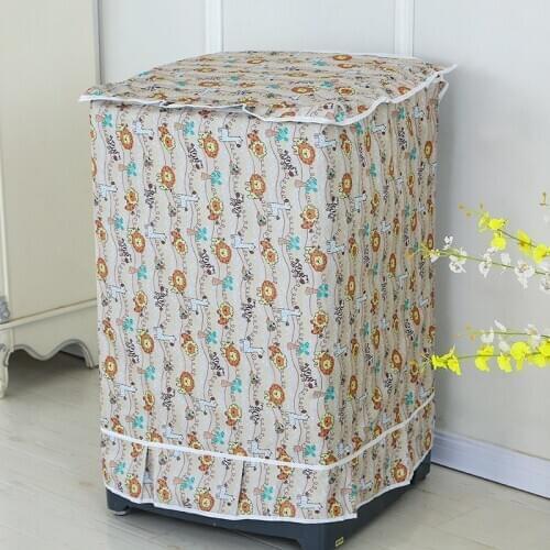Oxford Cloth Wave Wheel Washing Machine Cover Waterproof Sunscreen Drum Dustproof Edge Automatic Washing Machine Cover