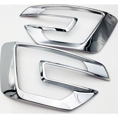 For Ford 2016-2017 Explorer fog lamp electroplating decorative frame special fog lamp cover High-quality car decoration parts