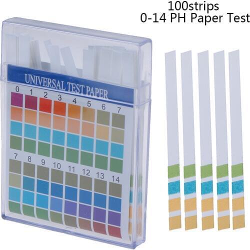 For Test Body Acid Alkaline PH Level, Aquariums, Drinking Water, Measure Full Range 0-14 20%OFF Universal PH Test Paper Strips