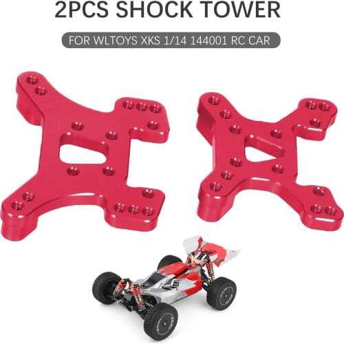 For WLtoys XKS 1/14 144001 RC Car Shock Tower Aluminium Alloy RC Car Parts for RC Racing Car Buggy Off-road Car