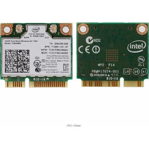 Intel Dual Band Wireless-AC 7260HMW Mini PCI-E BT4.0 Card For HP SPS 710661-001