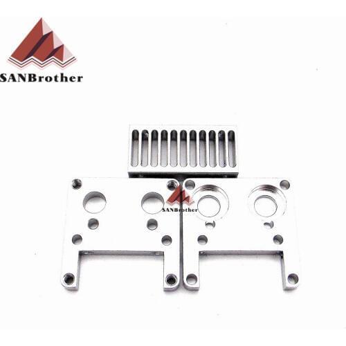 Hot! 3D Printer Parts Ultimaker 2 UM2 Extended+ Cooling Rib Hot end holder Bottom Top Top Quality Free Shipping