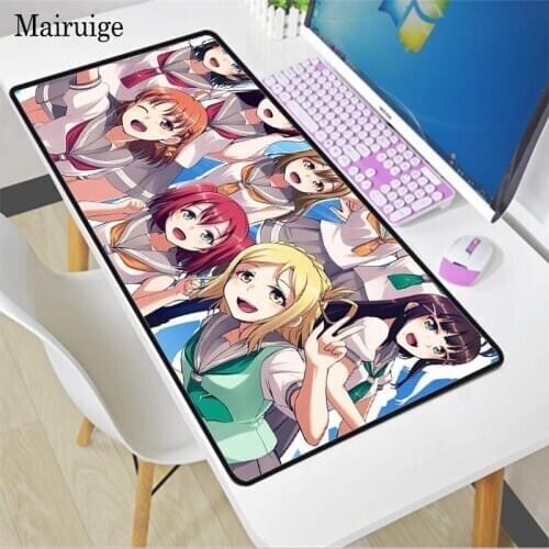 Cute Girls Anime Mouse Pad Computer Game Table Pad Gaming Accessories Kawaii Mousepad Anime Pc Gamer Keyboard Desk Mat XL Carpet