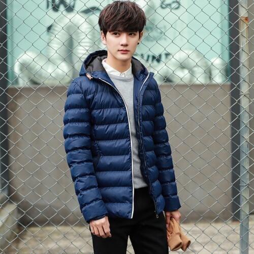 MRMT 2020 brand new winter mens thick hooded cotton clothing coat mens slim casual jacket jacket clothing