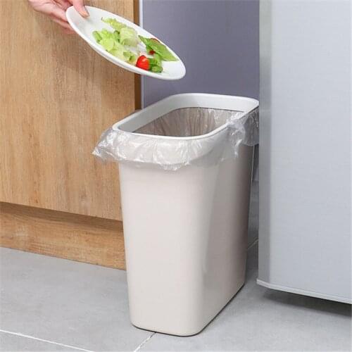 High Quality Waste Bin Trash Can Trash Office Bathroom Kitchen Trash Box Living Room Bedroom Waste Bin