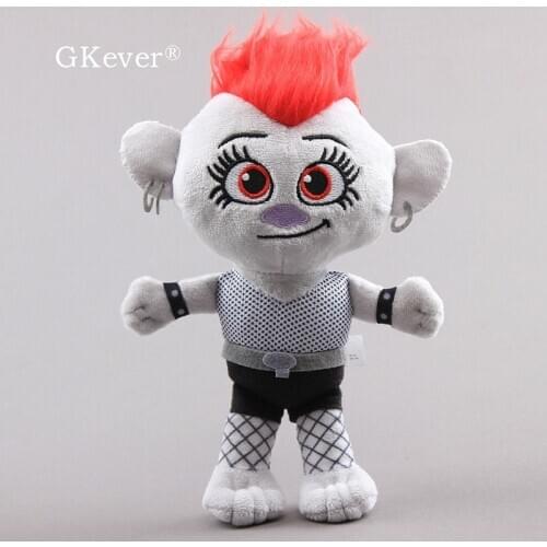Barb Figure Soft Toys Trolls Peluche Poppy Barb World Tour Plush Dolls 20 cm Children Gift