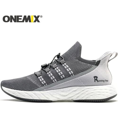 ONEMIX Summer Men Sneakers Breathable Sports Shoes Mesh Casual Running Shoes Slip On Lightweight Vulcanize Outdoor Shoes for Men