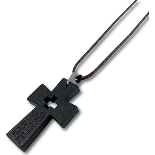 Anti EMF Radiation Protection Spiritual Quantum Scalar Pendant Necklace- Mens Cross Necklace Magnetic Therapy Necklace for Women
