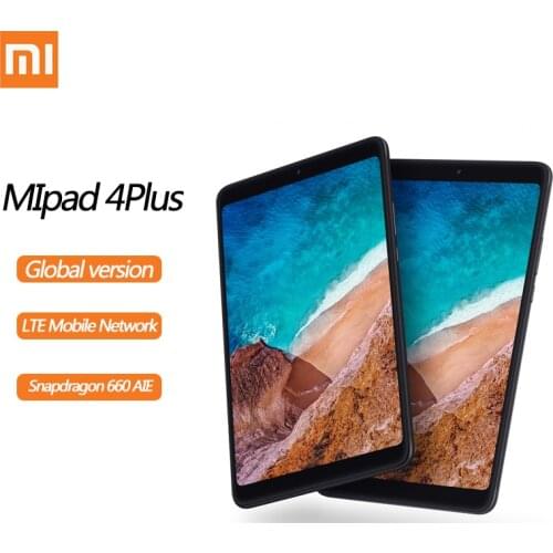 Tablet Xiaomi 4 Plus Tablet Android 10.1 Inch 4GB RAM 128G ROMTablet LTE Version Snapdragon 660 1920X1200 HD Android Kids Tablet