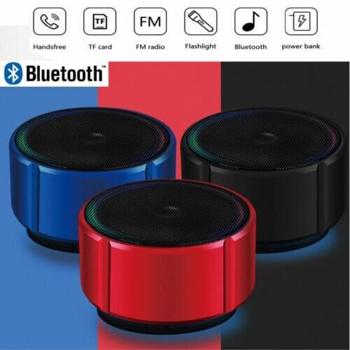 Portable Wireless Bluetooth Speaker Subwoofer Support TF Card FM Radio With hands-free MIC Built-in Rechargeable Battery 3B27