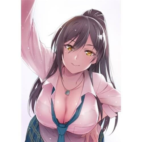 Sexy Anime Hare Ears Girl Car Stickers Cover Scratches Waterproof Anti-UV PVC Car Window Body Decorative Stickers Accessories