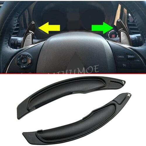 Steering Wheel Gear Shift Paddle For Mitsubishi Outlander PHEV Sport Eclipse Cross L200 ASX Black