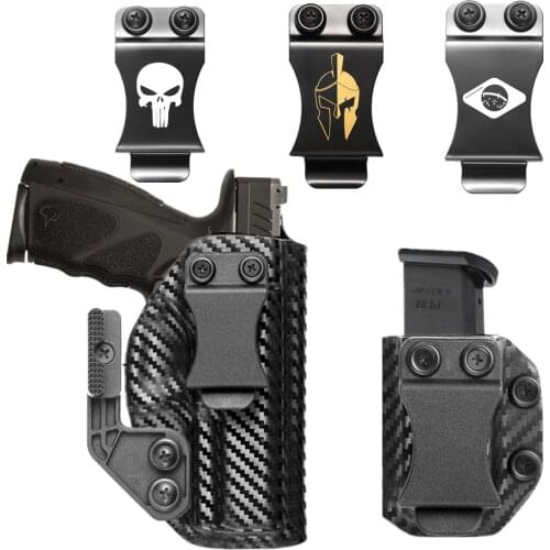 Carbon Fiber IWB Holster For Taurus TS9 Inside the Waistband Concealment Belt clip Concealed Carry Right Left Hand Draw Case