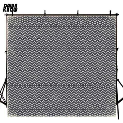 DAWNKNOW Black Pattern Vinyl Photography Background For Newborn New Fabric Polyester Backdrop For Wedding Photo Studio F927