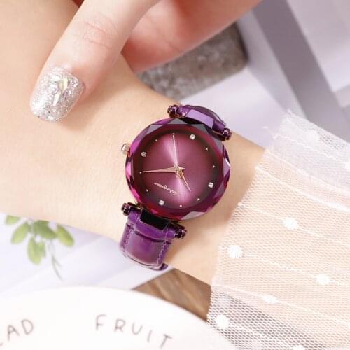 Pin Buckle Star Watches Women Quartz Watch Korean Alloy Womens Watch Gifts for Women Luxury Designer