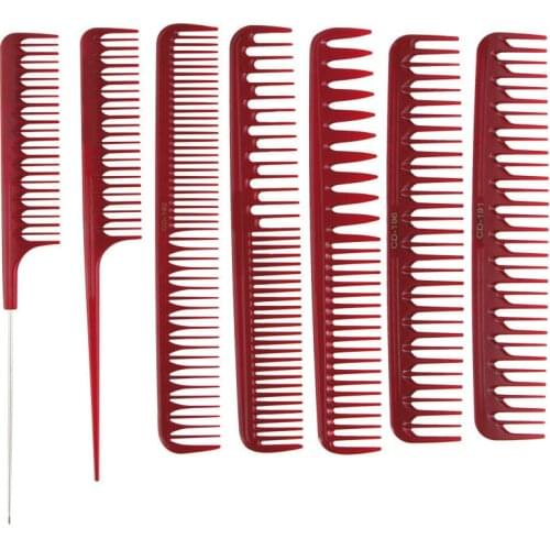 Haircut comb barber shop hair cutting comb oil hair comb salon hairdresser styling high temperature comb