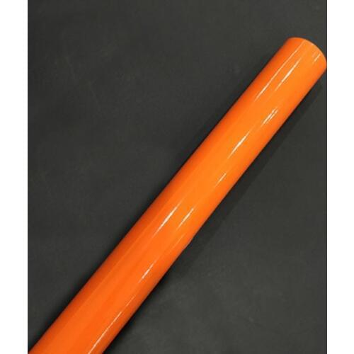 20/30/40/50*152CM Orange Vinyl Film Gloss Glossy Car Wrap Foil Sticker