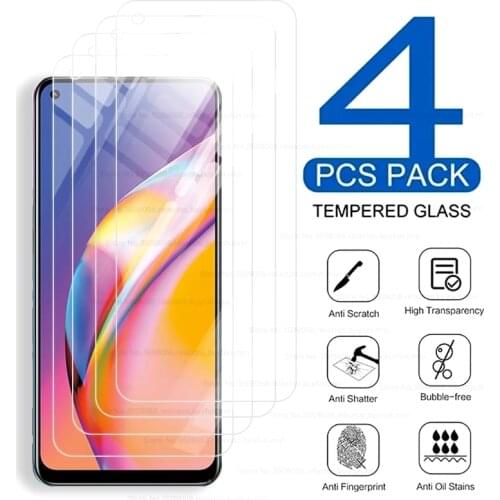 4pcs 9d full cover screen protectors tempered glass for oppoa54 oppoa74 oppoa94 oppo a54 a74 a94 a 54 74 94 2021 smartfone film
