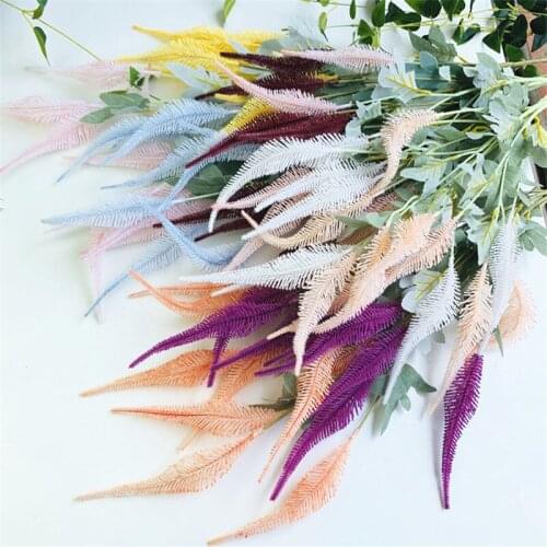 94cm Artificial flower silk plant green grass branch decor home table decor garden hotel wedding flower arrangement bouquet