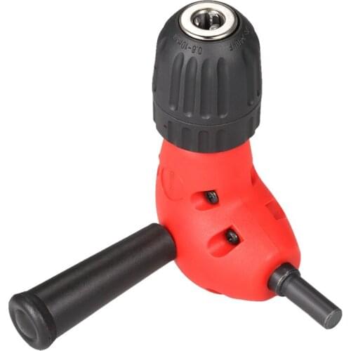 ABSF Professional Bend Extension right angle drill attachment High Quality Angle Chuck Drill Adapter + max.3/8 inch chuck 9.5mm