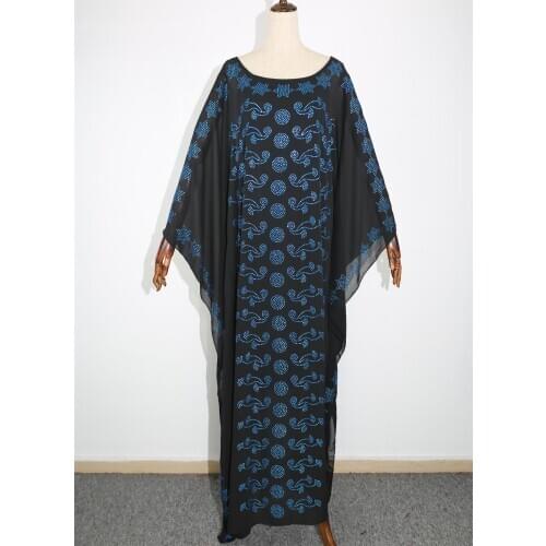 African Dresses For Women 2019 African Clothes Muslim Long Dress High Quality Length Fashion Diamond Africa Clothing For Lady
