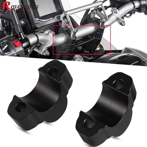22MM Motorcycle CNC Aluminum Handlebar Risers Up Mounting Bracket Clamp For Yamaha XTZ700 Tenere / XT700Z TENERE 2019 2020 2021