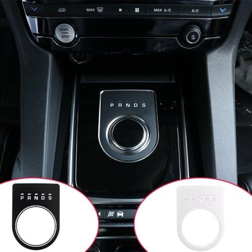 Car Central Control Trim For Jaguar XF XE F-Pace F pace 15-20 Stainless Steel Center Console Gear Shift Panel Cover Trim Sticker