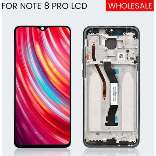 Display For Xiaomi Redmi Note 8 Pro Lcd With Touch Screen Panel Glass Digitizer Assembly Replacement Free Shipping