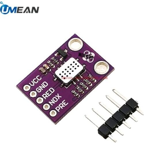 CJMCU-4541 MICS4514 Carbon monoxide CO nitrogen dioxide NO2 Ethanol Hydrogen H2 Ammonia NH3 Methane CH4 Detection Sensor Module
