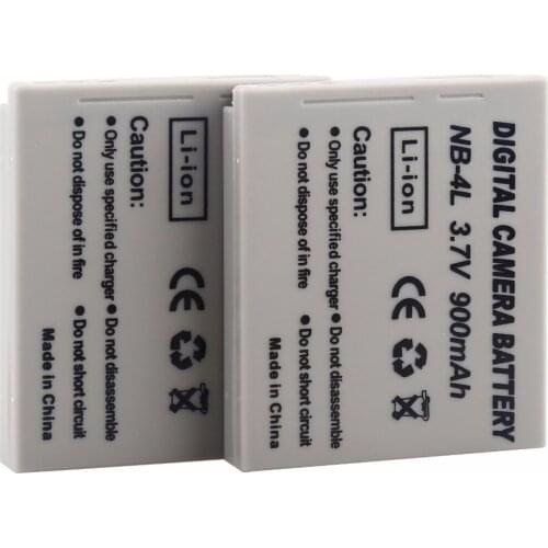 For Canon NB-4L NB 4L Battery ELPH 100, 300, 310, 336, VIXIA SD630, SD750, SD780, SD940, SD960, SD1000, SD1100, SD1400, TX1