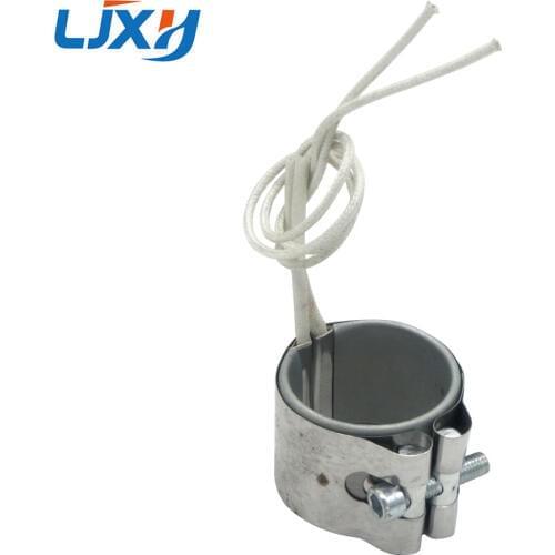 LJXH AC220V/110V/380V Electric Heating Element 40X25mm/40x30mm/40x35mm/40x40mm Mica Band Heater Stainless Steel