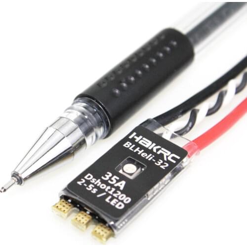 4PCS 26*13*5mm HAKRC 35A BLHeli_32 2-5S RGB LED Brushless ESC DShot1200 for RC FPV Racing Freestyle 5Inch Drones