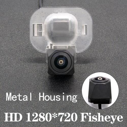 HD 1280*720 Fisheye Metal Housing Car Reversing Rear View Camera For Hyundai Accent Verna Solaris I25 Accent Sedan MK4 IX20