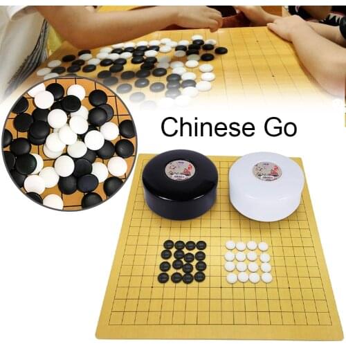 Chinese Old Board Game Weiqi Checkers Go Game Set Plastic Go Game Gift For Children Friends Educational Entertainment Board Game