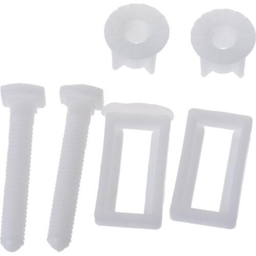 1 Pair Toilet Seat Hinge Bolts Screw Fixing Fitting Kit Toilet Seat