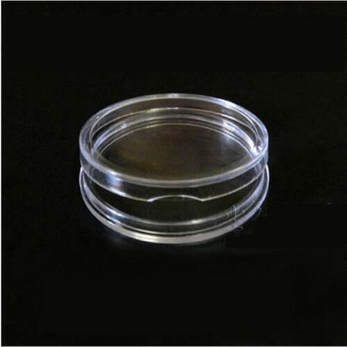 20PCS/lot Round Money silver Coin Commemorative coins Collection Box the inside diameter of 18 mm-60 mm can choose Material PS