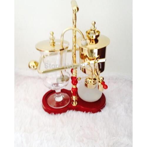 Royal belgium cafe maker,Belgium coffee maker/Balacing syphon coffee maker pot,nice champagne color ,famouse brand