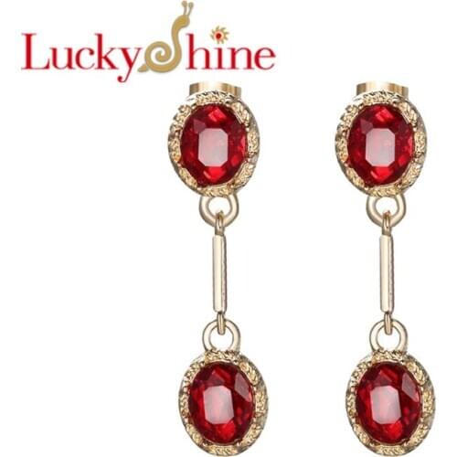 Luckyshine Women's Gold Earrings