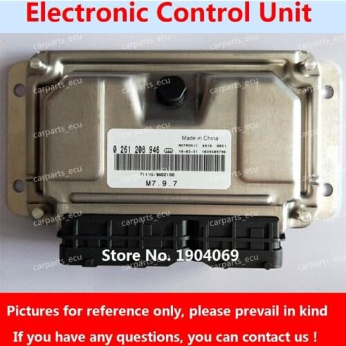 Engine Computer Board 0261208946 M7.9.7 ECU 0261B09436 7101E4-3602100/0261208566/0261B05903 3602100-DA For Changhe ADEL Car