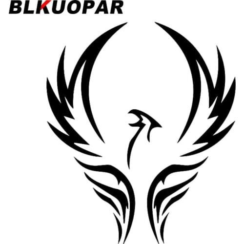 BLKUOPAR for Cartoon Phoenix Car Stickers Sunscreen Personality Decals JDM Accessories Bumper Waterproof Vinyl Material Decor